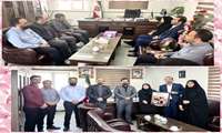 دیدار مدیریت شبکه بهداشت با خواستان فرماندار شهرستان درگزین به مناسبت هفته دولت 