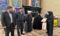 تجلیل از فعالان عرصه جوانی جمعیت و فرزندآوری در آیین نماز جمعه شهرستان درگزین