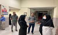 بازدید سرزده مدیریت شبکه بهداشت درگزین از مرکز شبانه روزی دکتر اعلایی