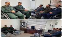 دیدار سرپرست شبکه بهداشت درگزین با فرمانده سپاه ناحیه شهرستان رزن/درگزین