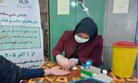 حضور تیم سیار پویش ملی سلامت در مدرسه ۱۳ آبان 